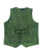GILET IN COTONE PATCHWORK RICAMATO CON EFFETTO STO