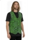 GILET IN COTONE PATCHWORK RICAMATO CON EFFETTO STO