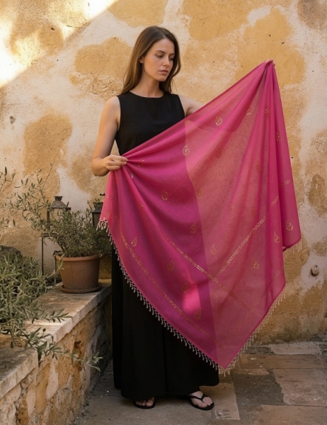 PAREO PAREO DUPATTA, ASHOKA IN VISCOSA.DIMENSIONI - com Etnika Slog d.o.o.