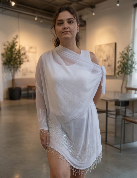 PAREO PAREO DUPATTA, ASHOKA IN VISCOSA.DIMENSIONE - com Etnika Slog d.o.o.