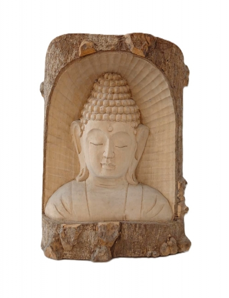 TESTA BUDDHA CON BASE , SOPRAMMOBILE OGGETTO DA DE