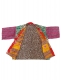 KIMONO&nbsp;CORTO&nbsp;IN MISTOSETA INDIANA, PATCHWORK CON C