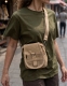BORSA BORSELLO CANAPA E COTONE , TRACOLLA 3 SCOMPA