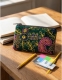 ASTUCCIO / POCHETTE MEDIO, IN CINIGLIA E CON RICAM