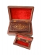 SET 3 SCATOLE MATRIOSCA IN LEGNO INTAGLIATO E INTA