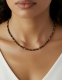 COLLANA IN ARGENTO&nbsp;E PIETRA DURA&nbsp;-&nbsp;OCCHIO