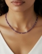 COLLANA IN ARGENTO&nbsp;E PIETRA DURA&nbsp;-&nbsp;AMETIST