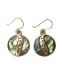 ORECCHINI IN OTTONE CON PIETRA DURA - PIETRE E FOR