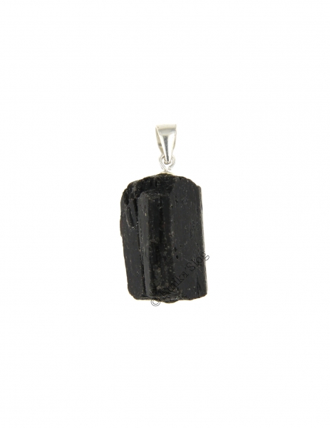 PENDENTE IN PIETRA DURA CON GANCETTO IN ARGENTO.b