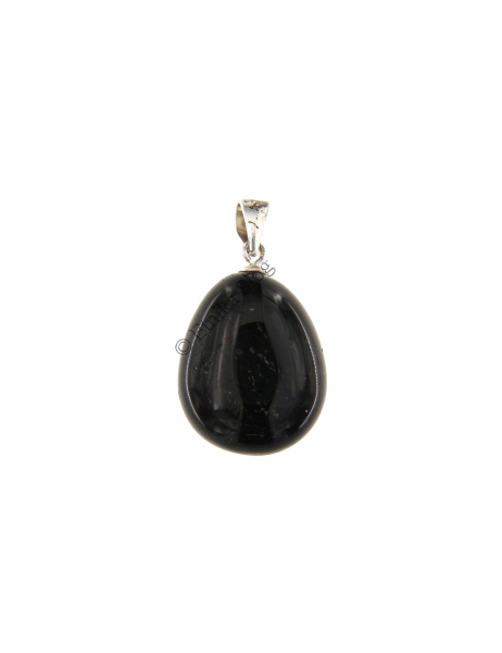 PENDENTE IN PIETRA DURA CON GANCETTO IN ARGENTO.b