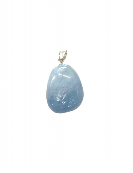 PENDENTE IN PIETRA DURA CON GANCETTO IN ARGENTO.b
