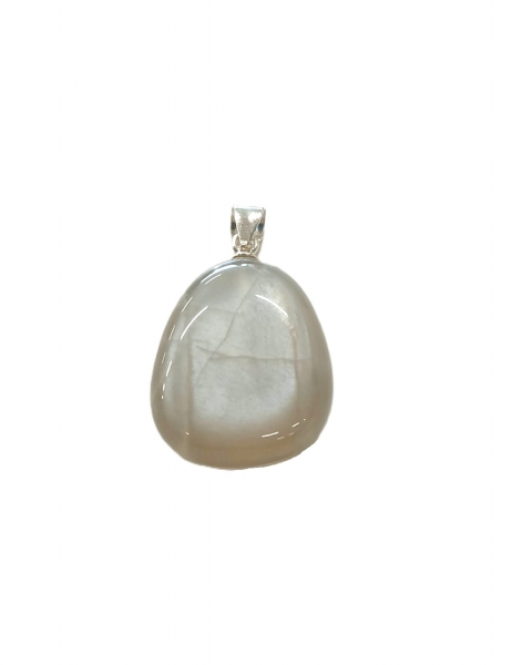PENDENTE IN PIETRA DURA CON GANCETTO IN ARGENTO.b