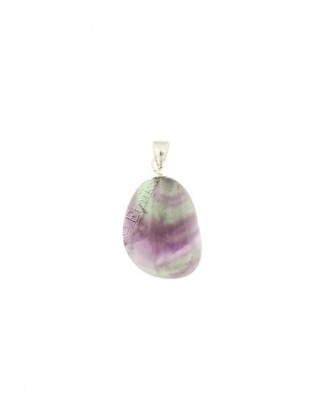 PENDENTE IN PIETRA DURA CON GANCETTO IN ARGENTO.b