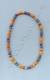 COLLANA GIROCOLLO ELASTICA CON DISCHI IN OSSO DIAM