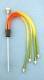 BRACIERE IN METALLO CON 4 CANNUCCE - RASTA COLOR,