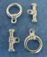 CHIUSURA AD ANELLO PER BRACCIALETTI O COLLANE. br