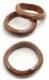 ,BRACCIALE BANGLE IN COCCO LAVORATO CM DIAM. 8,,5 H1,