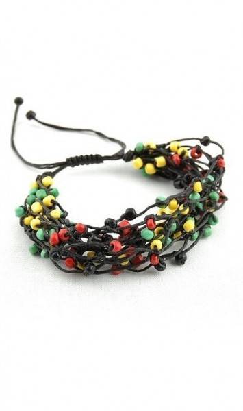 BRACCIALETTO IN FILO CERATO RASTA INTRECCIATO. br