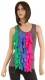 TOP IN MAGLINA DI COTONE ELASTICIZZATO, TINTA UNIT