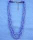 COLLANA PERLINE 9 FILI.BLU ELETTRICO MULTICO