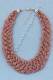 COLLANA A TRECCIA DI PERLINE GIROCOLLO, REGOLABILE