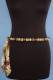,COLLANA LUNGA IN NASTRO MISTO SETA CON 47 SFERE LEGN