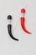 PIERCING ORECCHINI PUNTE CURVE COLORATE DISPONIBIL