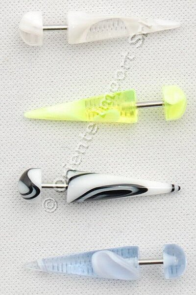 PIERCING ORECCHINI PUNTE COLORATE GROSSE DISPONIBI PIERCING ORECCHINI PUNTE COLORATE GROSSE DISPONIBI