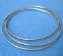BRACCIALETTI BANGAL IN ARGENTO. 3 BRACCIALI INTREC