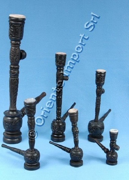 PIPE IN LEGNO INTAGLIATO SMONTABILE. IL BRACIERE E
