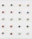NASINI IN ARGENTO A MARGHERITA CON BRILLANTINO CEN