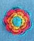 BIGIOTTERIA IN COTONE SPILLA IN COTONE A UNCINETTO CON PALLINA CENTRALE - com Etnika Slog d.o.o.