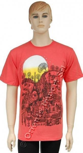T-SHIRT IN COTONE STAMPA [CITTA']. DISPONIBI