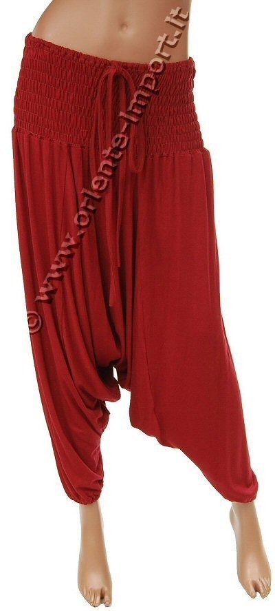 PANTALONE AFGANO MAGLINA DI COTONE ELASTAN, TINTA PANTALONE AFGANO MAGLINA DI COTONE ELASTAN, TINTA