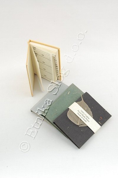 RUBRICA 10X14 CM IN CARTA 100% COTONE RICICLATO, C RUBRICA 10X14 CM IN CARTA 100% COTONE RICICLATO, C