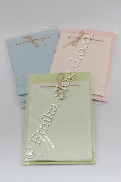 BLOCCO NOTES IN CARTA 100% COTONE RICICLATO E PETA BLOCCO NOTES IN CARTA 100% COTONE RICICLATO E PETA