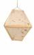 LANTERNA IN CARTA A DIAMANTE, PICCOLO, DIMENSIONI