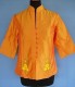 CAMICIA IN SETA CON MANICHE TREQUARTI E RICAMI. DI