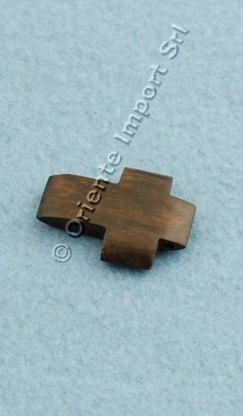 PENDENTE CROCE IN EBANO. DIMENSIONE CM 4, 2X