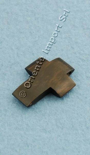 PENDENTE CROCE IN EBANO.DIMENSIONE CM4, 8X3,