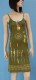 VESTITO AL GINOCCHIO IN COTONE TIE DYE, SPALLINA S