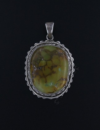 PENDENTE PIETRA DURA MONTATURA ARGENTO