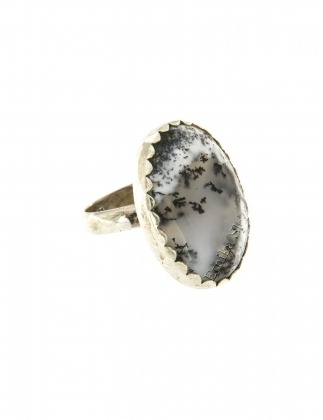 ANELLO ARGENTO CON PIETRA DURA