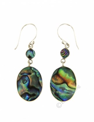 ORECCHINI ARGENTO E ABALONE